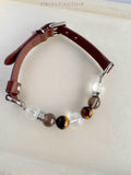 Anchor | Tiger's Eye, Clear Quartz & Smoky Quartz「28-34cm」「32-38cm 」
