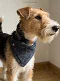 Vintage Denim｜Detachable Bandana Dog Collar