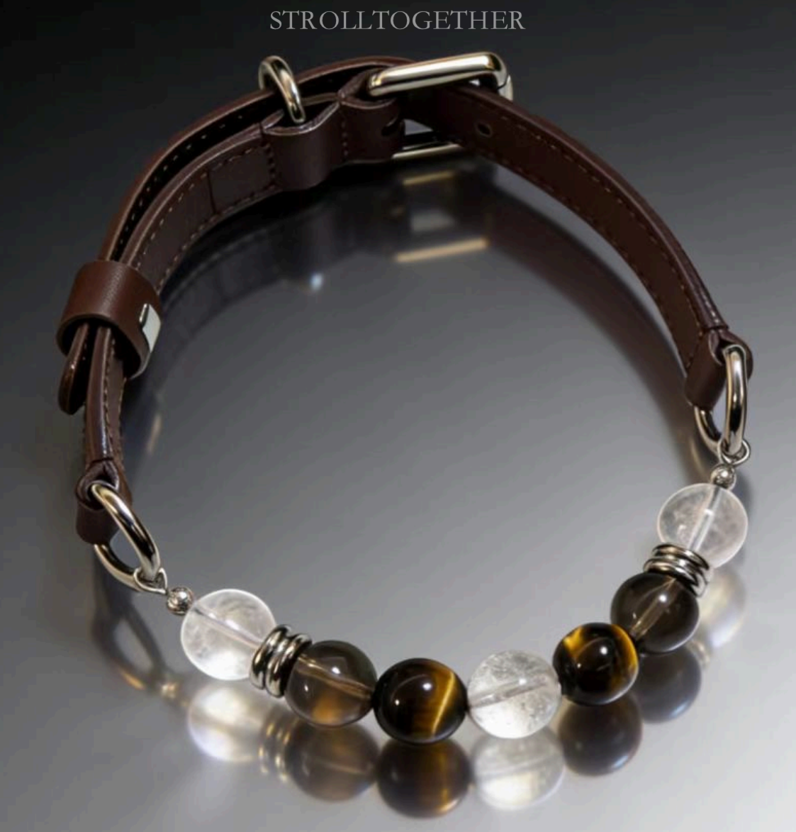 Anchor | Tiger's Eye, Clear Quartz & Smoky Quartz「28-34cm」「32-38cm 」